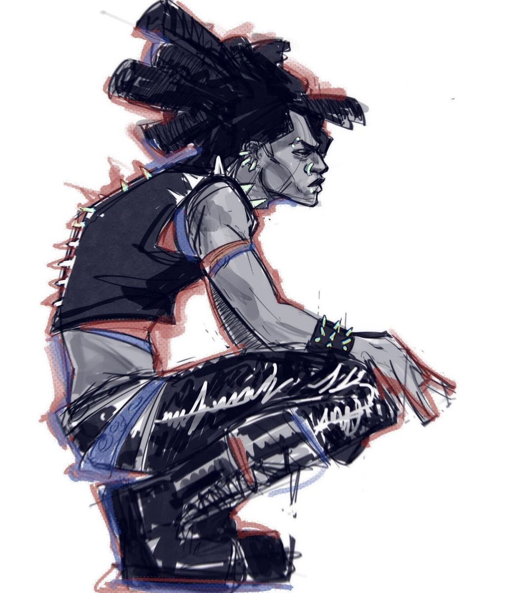 Thatboyonfire_'s tweet photo. ‘I was this cool the whole time’ 🇬🇧🎸🤟🏾

Hitting ya with the punk tactics. Everyone’s favourite anarchist #Spiderpunk 

#hobiebrownfanart #artist #SpiderMan2099 #SpiderMan #SpiderVerse https://t.co/gbQdYRvhPB