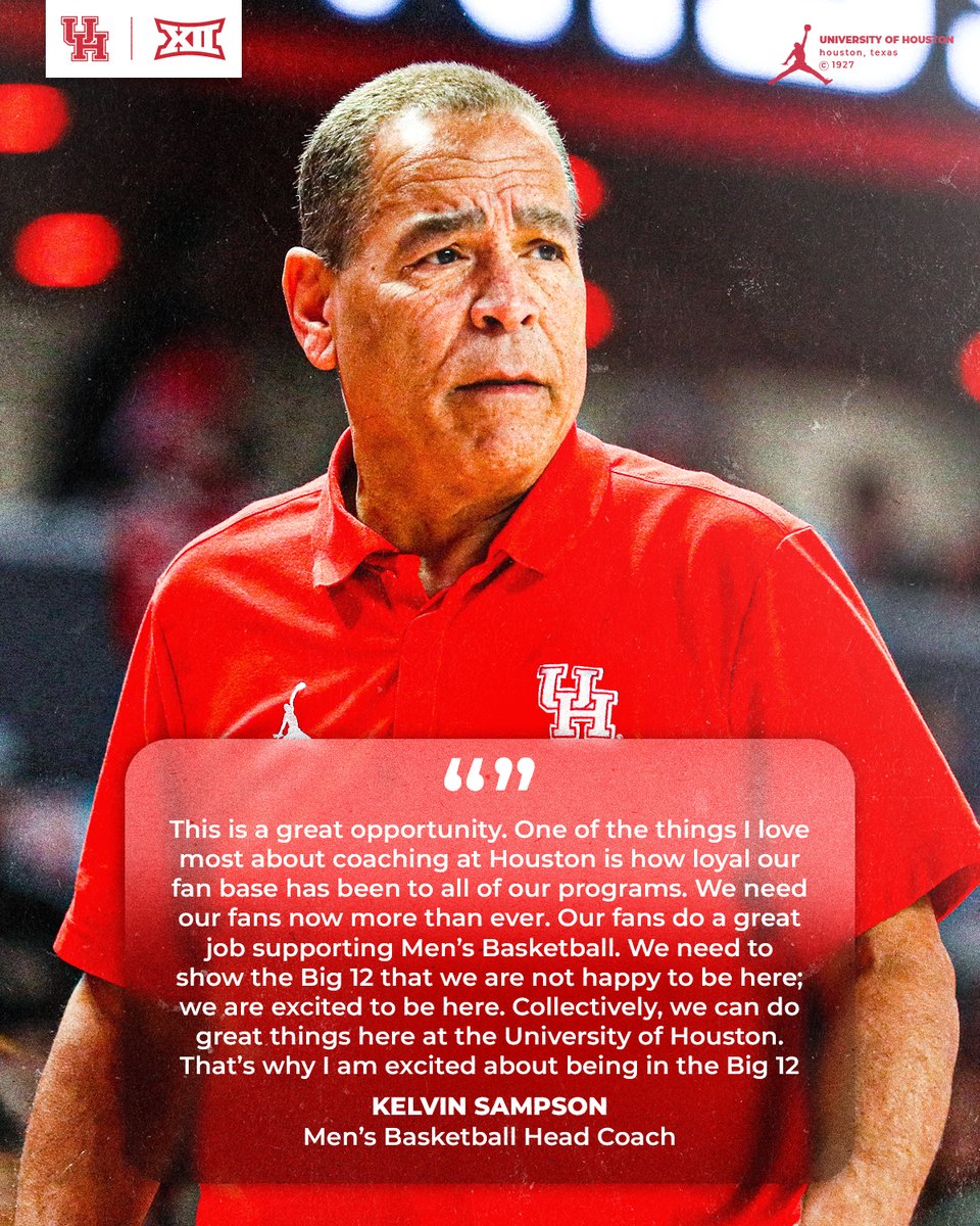 A day like no other in @UHouston history

@CoachSampsonUH 

#ForTheCity x #GoCoogs