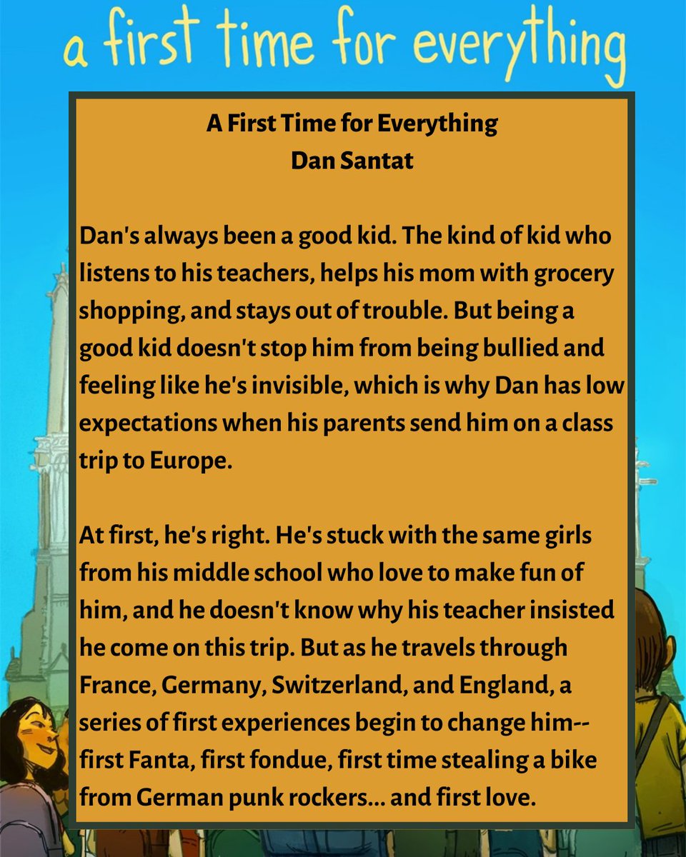Keep the kiddos reading this summer with July's Diverse Read for Tweens: A First Time for Everything, graphic memoir by Dan Santa

tumasbooks.com/products/month…
