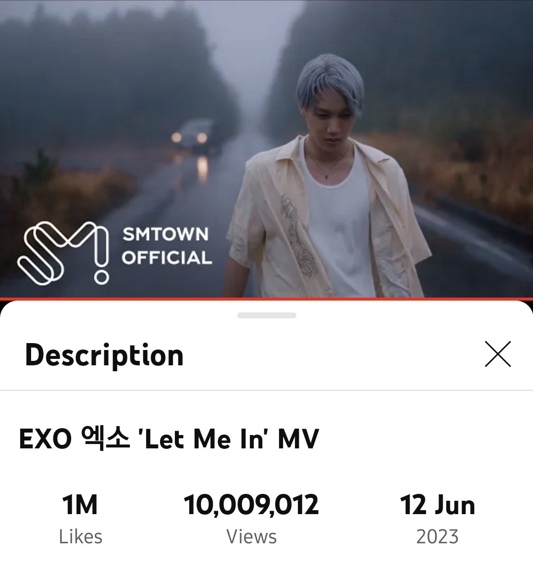 Let Me In MV has now surpassed 10 MILLION views on YouTube! 🎉

KEEP STREAMING! 🔥

🎬 youtu.be/91VhCIQNjIc

#LetMeInbyEXO #EXO_EXIST
#EXO #엑소 @weareoneEXO