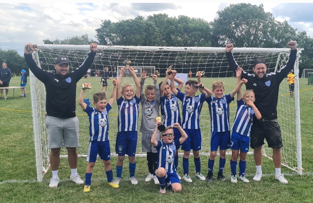 RoversU7's tweet photo. Tournament season came to a close with a dramatic penalty win in the final with our good friends at @TheBoroBoys after an action packed final. 
Well done to the Eynesbury boys, PSL and all the teams who attended the @SawtryColts 6s!
Another proud day for the lads 💙🏆 https://t.co/Hc7mRviWKc