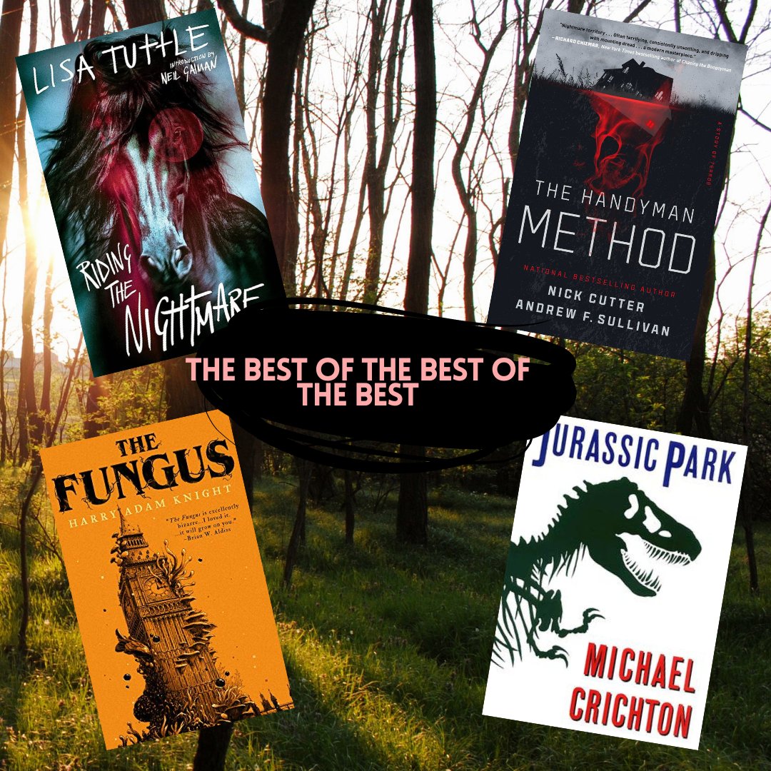 What Kyle read this month. No stinkers in the bunch. All great books from <a href="/Valancourt_B/">Valancourt Books</a> <a href="/AgusBazterrica/">Agustina Bazterrica💚🏳️‍🌈</a> @GhoulishBooks @hystericteeth Really loved Tuttle's Riding the Nightmare. Abnormal Statistics and Everything the Darkness Eats take most fucked. Fungus and JP most fun.