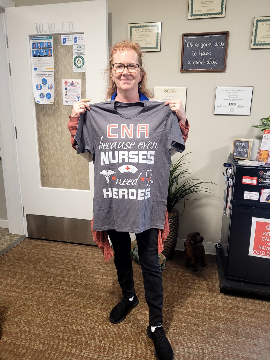EVatBloomington's tweet photo. Happy CNA Week 2023! We have some amazing CNA's here at Evergreen Village and we are so thankful for the work they do and the attention they give our residents. Thank you so much for being the best part of our family. #CNAWEEK2023 #CNA #ittakesavillage https://t.co/J5O1bXIRTj