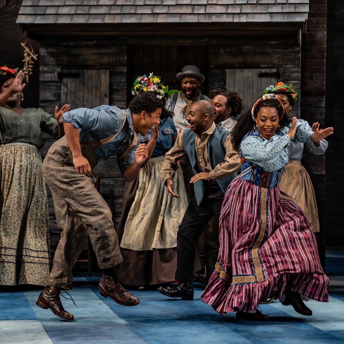 Happy #Juneteenth! As we head into the final week of our 2023 Festival Season, we honor and salute all the incredible Black company members who work onstage, backstage, and in our offices. Thank you for sharing your stories, your talent, and your creativity. 🌍✊🏾❤️