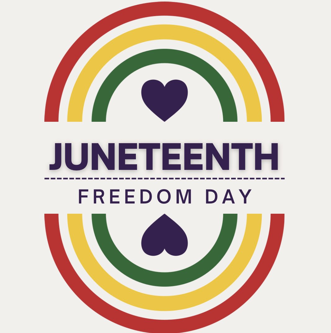 TheCoachMonique's tweet photo. Today, while we celebrate the liberation of African Americans from slavery in the United States, let us remember and reflect on past and present racial injustice and continue fighting for justice and equality ❤️

#juneteenth #liberation #justice #HappyJuneteenth #Juneteenth2023 https://t.co/a4GQ6o3e3c