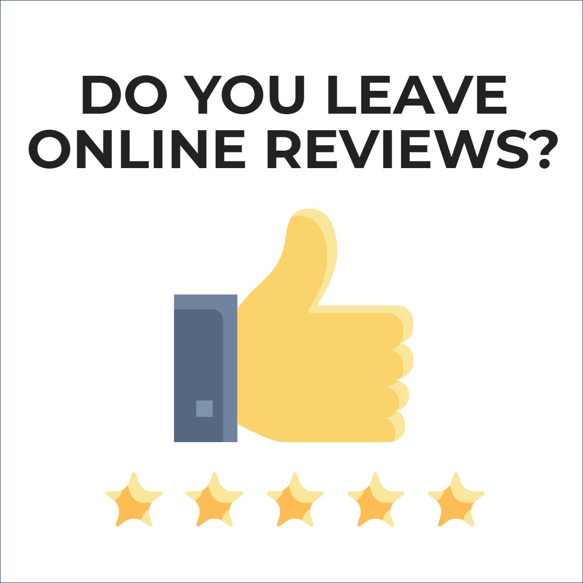 Did you know that 90% of consumers read online reviews before visiting a business? 😉

#onlinereviews    #onlinereviewsmatter    #realestate    #realestatecoach    #digitalmarketing    #reviews    #reputation 
#Realestate #Brokerlife #Marketupdate #thevisiongroup