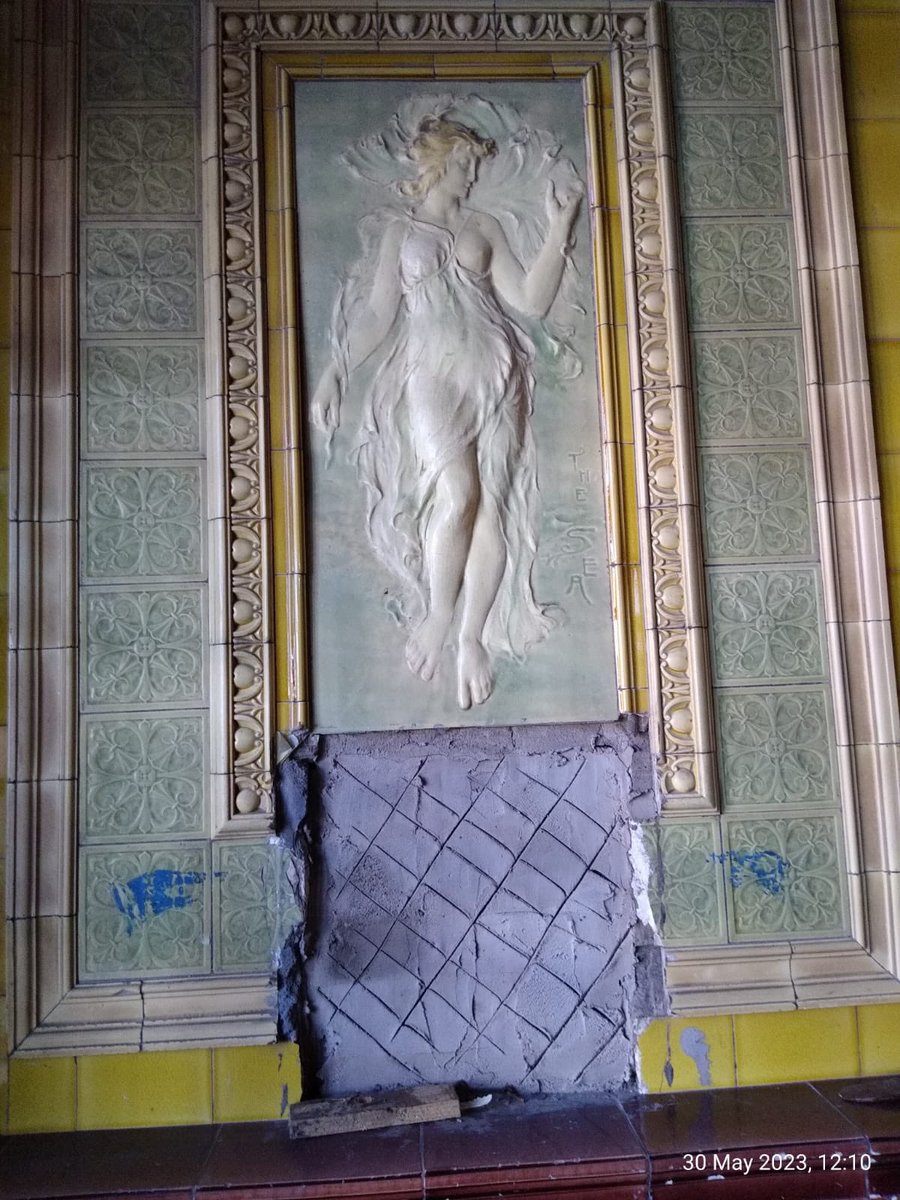 MorecambeWG's tweet image. Our crowdfunder is part of our match funding towards our CDF Round 3 award @ace_national @DCMS award &amp;amp; we need £45k to pay for conservation repairs new materials &amp;amp; the world class crafts people to do the work @SeasideFerry @seaside_network spacehive.com/morecambewinte…