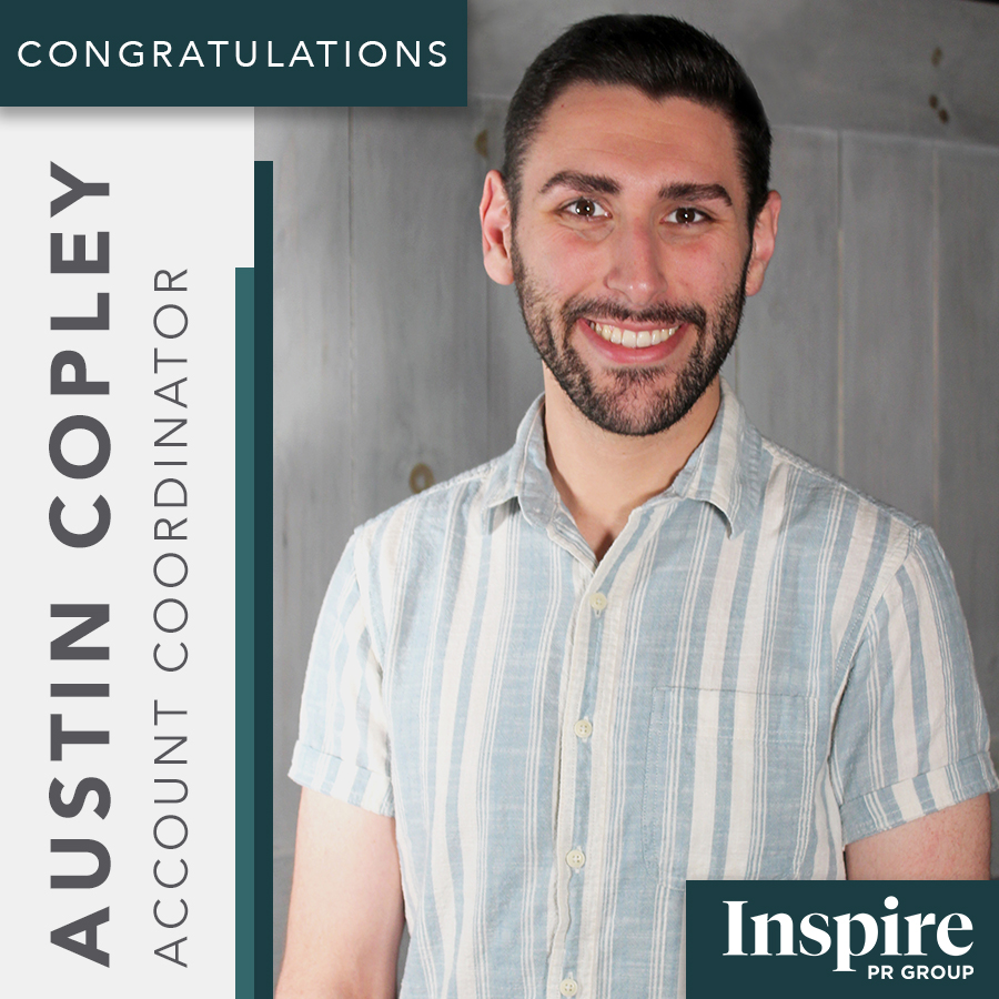 Join us in welcoming Austin Copley to Inspire as an account coordinator. 🎉 A @Capital_U grad, Austin interned with us this spring and has done such a great job that we just had to bring him on full-time. inspireprgroup.com/about/team/aus…