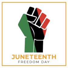 Happy Juneteenth Freedom Day! #BlackLivesMatter #ALLHumansUnderGod #FreedomDay https://t.co/DGAUtogk