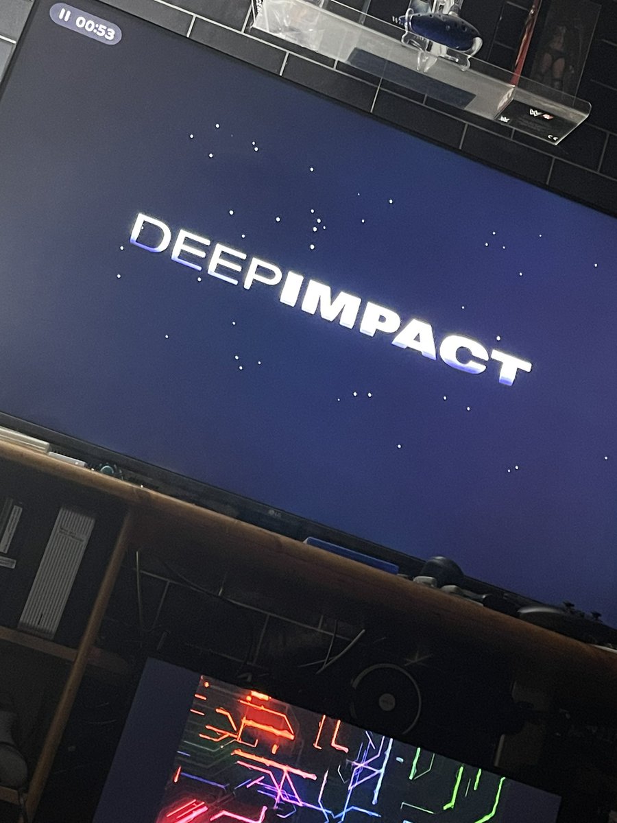 Watching “Deep Impact”. I heard it involved large objects and massive poundings. I thought it was porn 😂