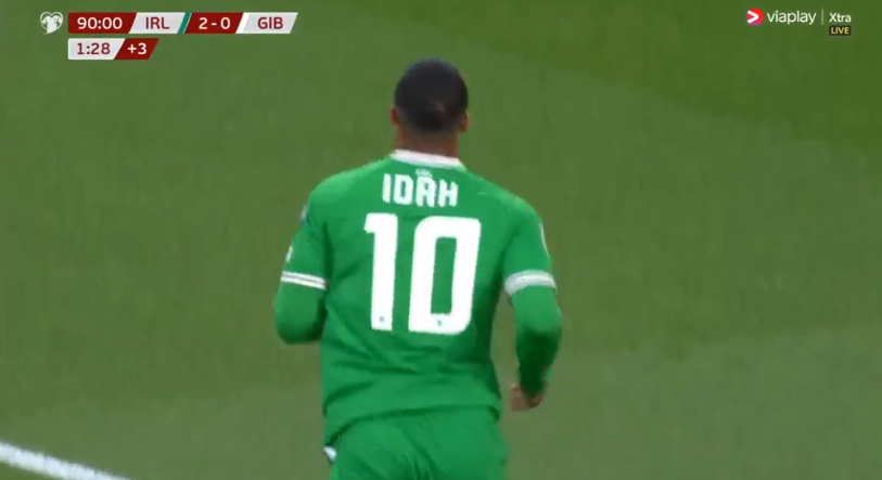 Ireland 3 Gibraltar 0. Idah #IRLGIB