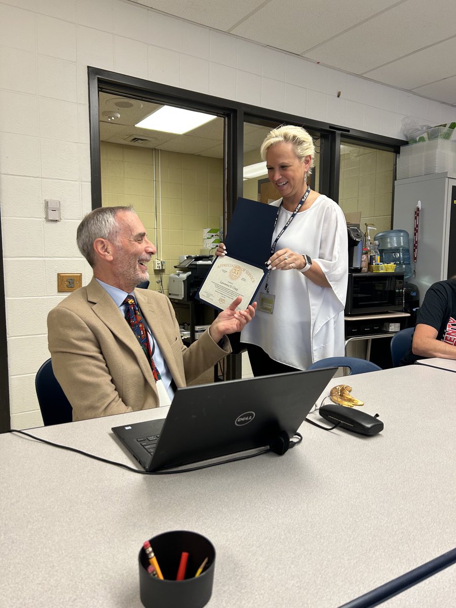 35 years! Congratulations Mr. Chep! #cougarpride