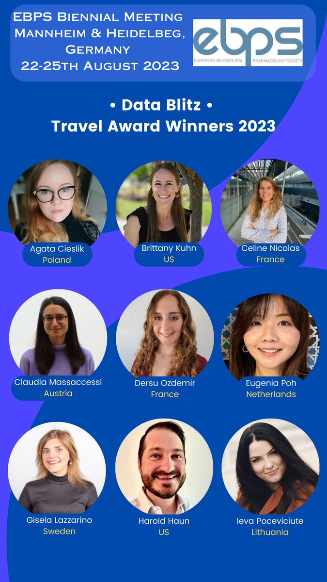 Eur Behav Pharm Soc. (@eurbehavpharm) on Twitter photo In no particular order (except the alphabetical kind): Agata Cieslik, <a href="/BrittanyKuhn6/">Brittany Kuhn, PhD</a>, <a href="/CelineNicolas2/">Céline Nicolas</a>, <a href="/ClaMassaccesi/">Claudia Massaccesi</a>, <a href="/DersuOzdemir/">Dersu Ozdemir</a>, <a href="/eugenia_poh/">Eugenia Poh</a>, <a href="/GiselaLazzarino/">Gisela Lazzarino</a>, <a href="/DrHaunSolo/">JR Haun</a>, Ieva Poceviciute, <a href="/ialozares/">Isis Alonso-Lozares</a> (Netherlands)...2/3 In no particular order (except the alphabetical kind): Agata Cieslik, <a href="/BrittanyKuhn6/">Brittany Kuhn, PhD</a>, <a href="/CelineNicolas2/">Céline Nicolas</a>, <a href="/ClaMassaccesi/">Claudia Massaccesi</a>, <a href="/DersuOzdemir/">Dersu Ozdemir</a>, <a href="/eugenia_poh/">Eugenia Poh</a>, <a href="/GiselaLazzarino/">Gisela Lazzarino</a>, <a href="/DrHaunSolo/">JR Haun</a>, Ieva Poceviciute, <a href="/ialozares/">Isis Alonso-Lozares</a> (Netherlands)...2/3