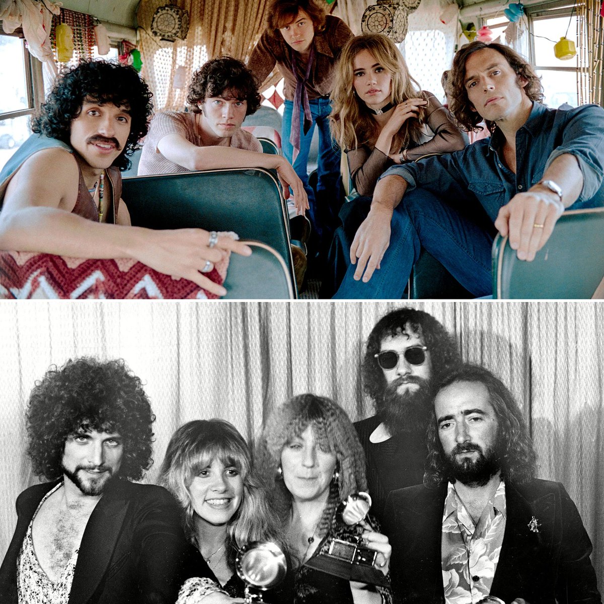 'Daisy Jones and the Six': inspired by Fleetwood Mac, a band's rise to fame. Now, years later, the untold story unfolds. #DaisyJonesAndTheSix #FleetwoodMacInspiration #MusicLegends