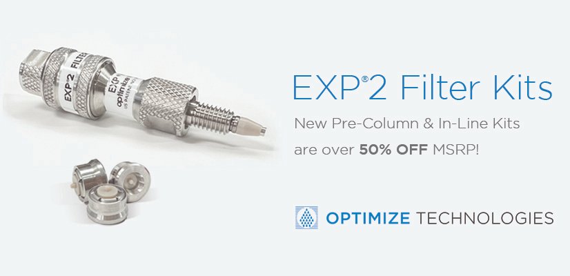 OptimizeTech's tweet image. We are thrilled to introduce the new EXP2 Filter Kits for #UHPLC and #HPLC applications:  bit.ly/4482TDu