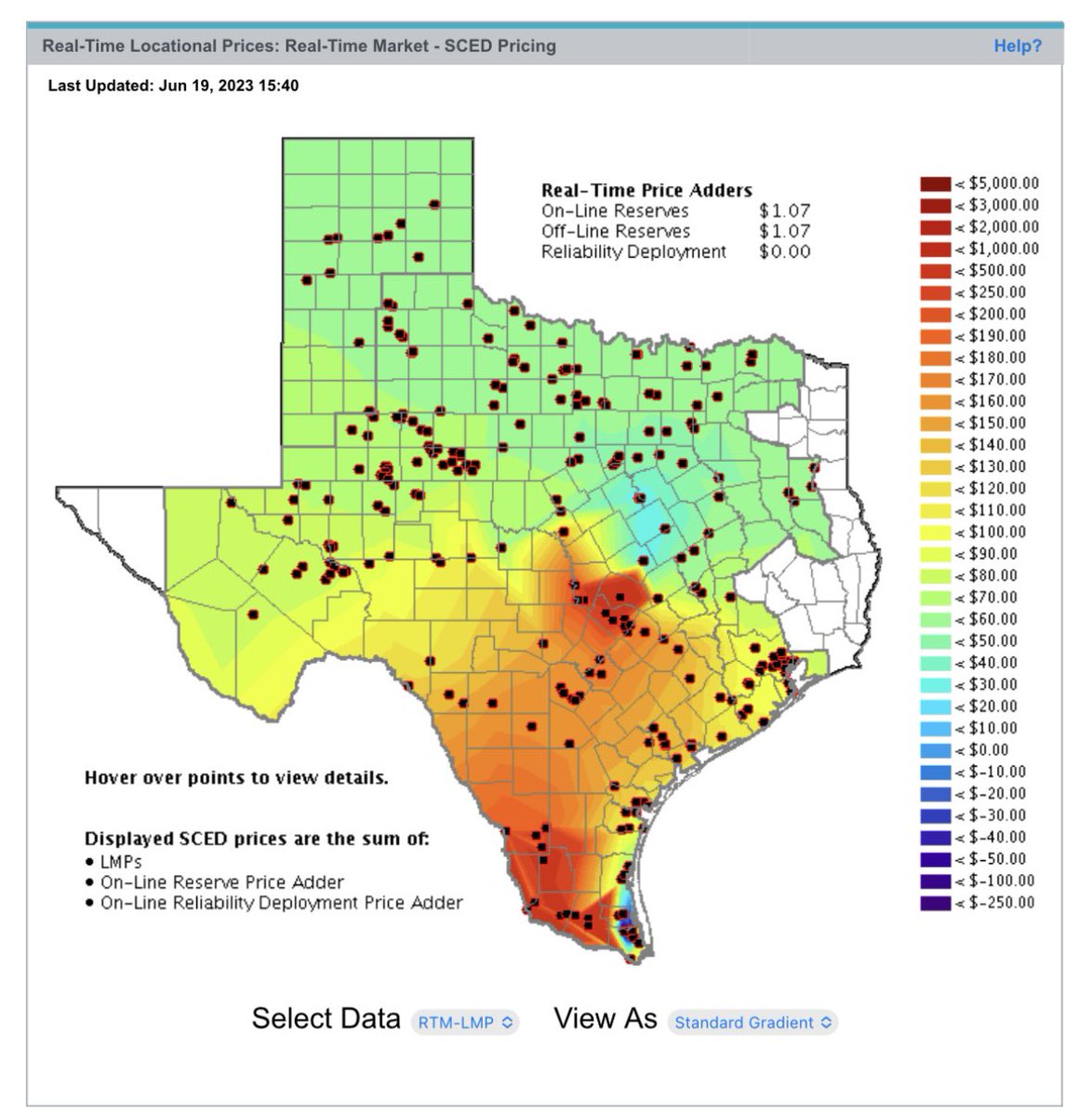 michaeldklein23's tweet photo. @ERCOT_ISO @ERCOTAnon @douglewinenergy 
Are we having fun yet in the south hub? https://t.co/NldKNb3hxy