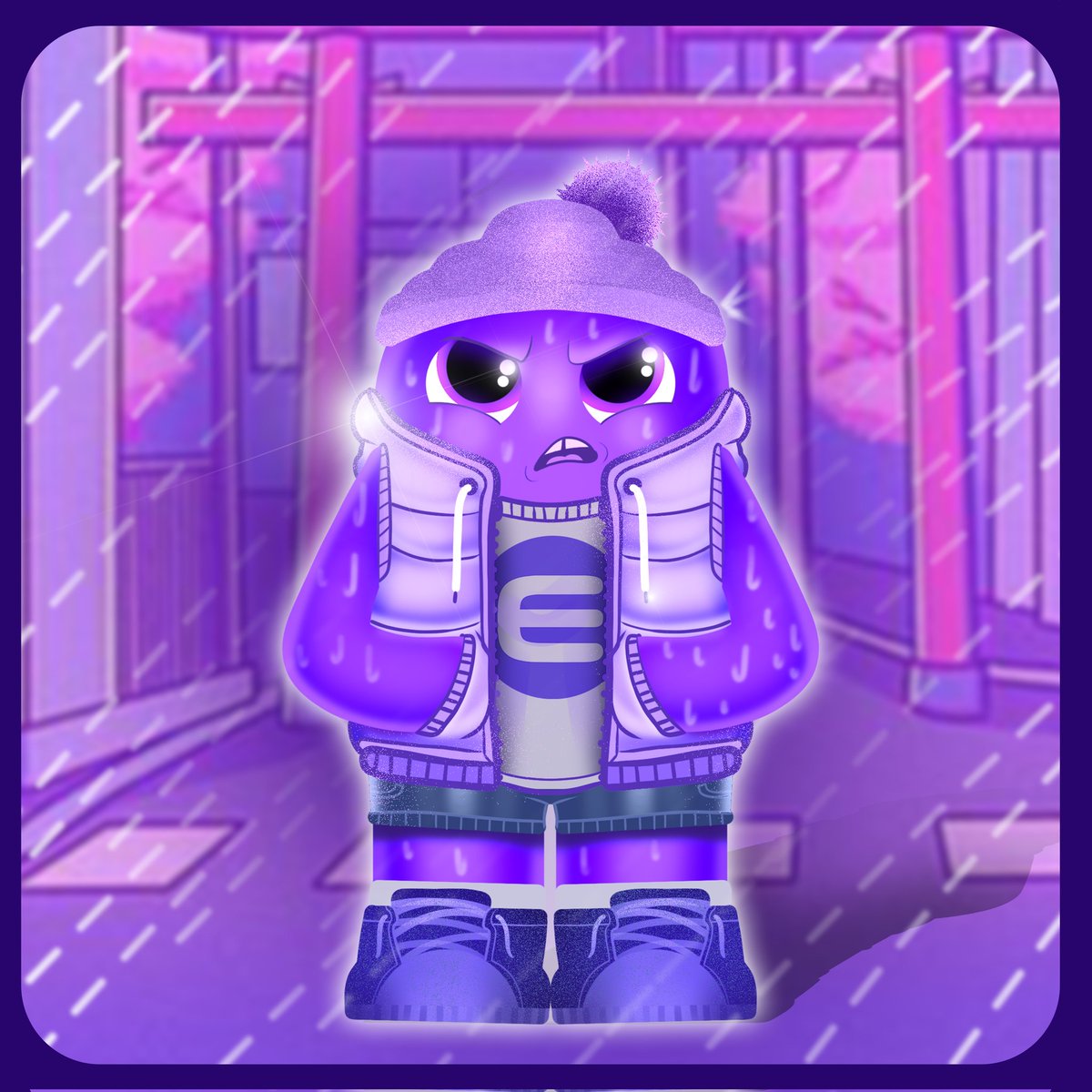 ScottieTash's tweet photo. Good Evening #Enjin Family!
I hope everyone's having a awesome Monday! 

Today was my first day at my new job. 
Alot of safety video training today. 🥴

I'll get the new Blobbys minted tonight into a Beam. 

Thinking 💭 about doing a 10k Beam so everyone can claim. 
More details to come on the drop!