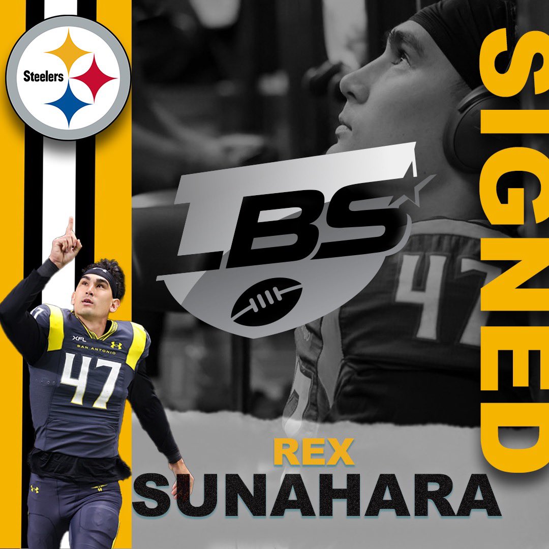 Congratulations to my guy @RexSunahara for signing with the Pittsburgh Steelers this morning! #LoganBrownSports #Family #XFLtoNFL