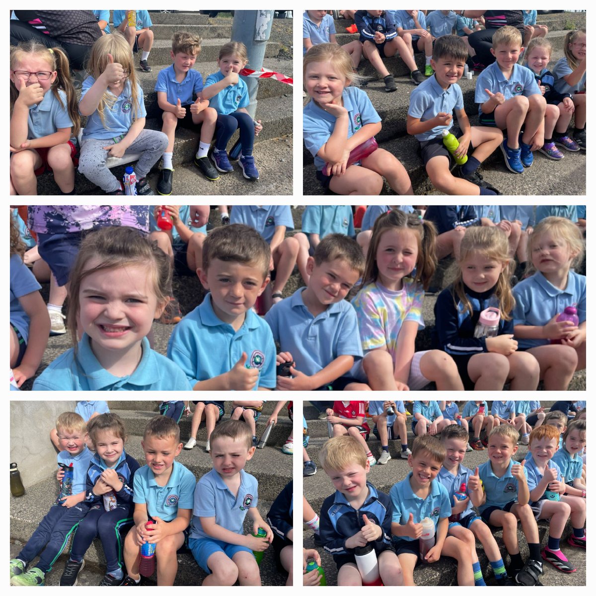 ColumbaBallerin's tweet photo. Well done to all the boys and girls for taking part and making our Sports Day really fun and enjoyable. Thank you to Ballerin GAA for the use of their facilities, Kenny's Garvagh for providing fruit and drinks, our staff and the parents for coming to cheer on the children 🥉 🏃 https://t.co/xe5cSL3aTI