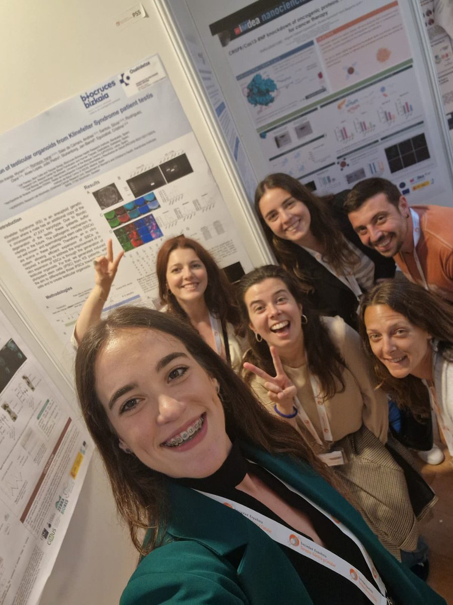 cris_egui's tweet photo. Our group is presenting recent data related with improvements of immunotherapy with CAR-NK and NK cells and Stem Cell therapies to treat rare diseases in the @SETGyC in Pamplona!! #SETGyC 2023.Well done súper team!! 🎉🎉🎉@biocrucesHRI @CVTTH @osakidetzaEJGV https://t.co/qHv8UBEiqb