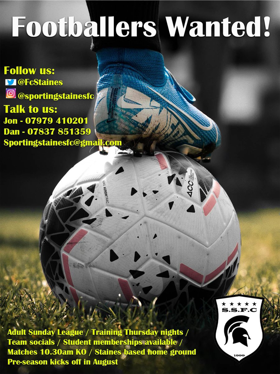 🚨NEW PLAYERS WANTED 🚨

Looking for players for the 23/24 <a href="/tvsfl/">tvsfl</a> season. Contact details below;