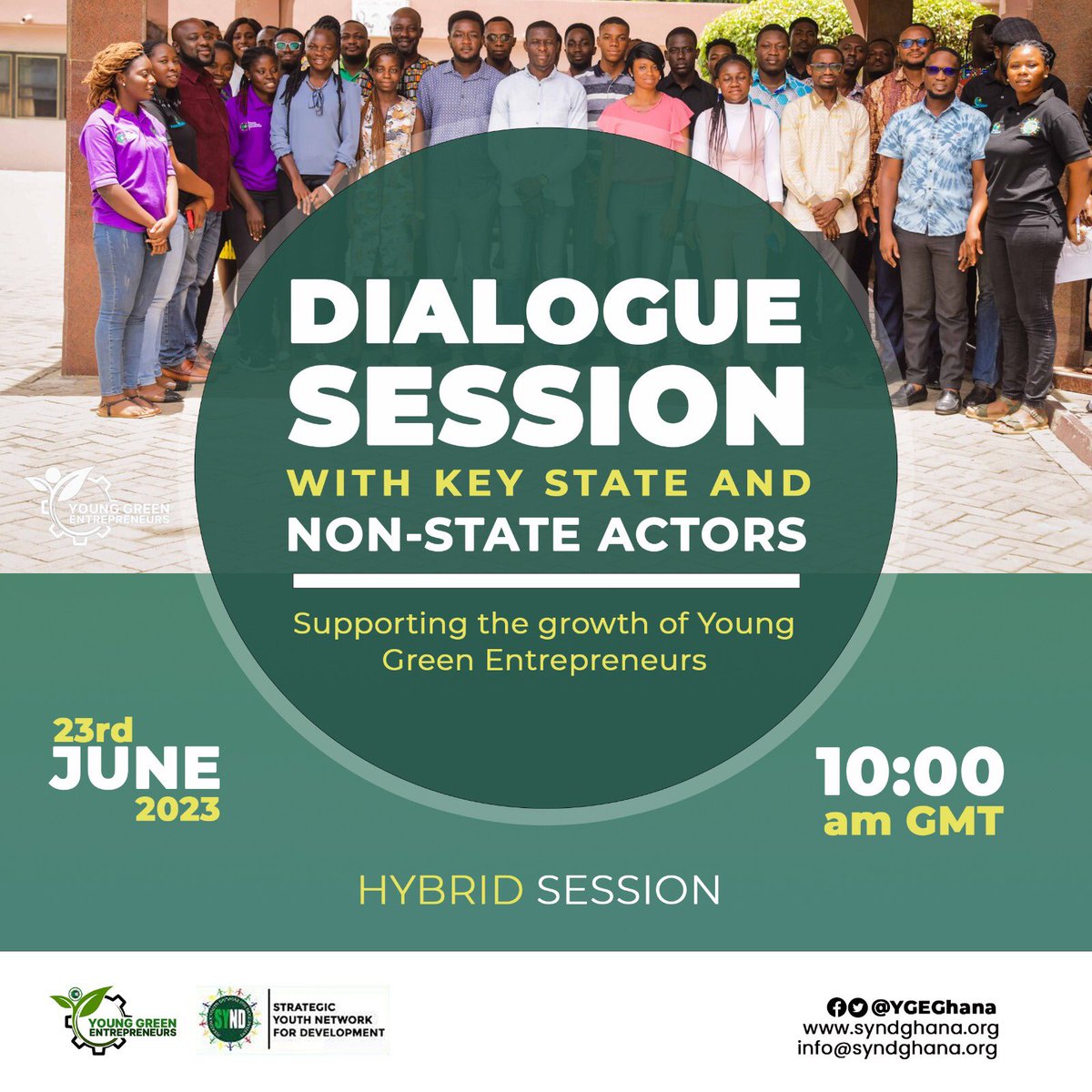 At this session, the state and Non-State actors will have the chance to share their expertise on entrepreneurship, shed light on governance challenges, and explore the exciting world of green entrepreneurship in Ghana.