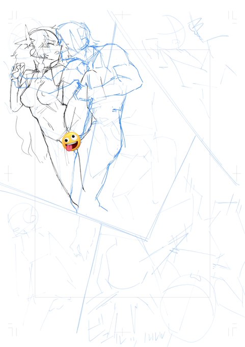 「お前いつになったら描くねん」とお叱りを受けそうなSP9すけべ漫画、2P目を開始しました。
来月までにはなんとか…… 