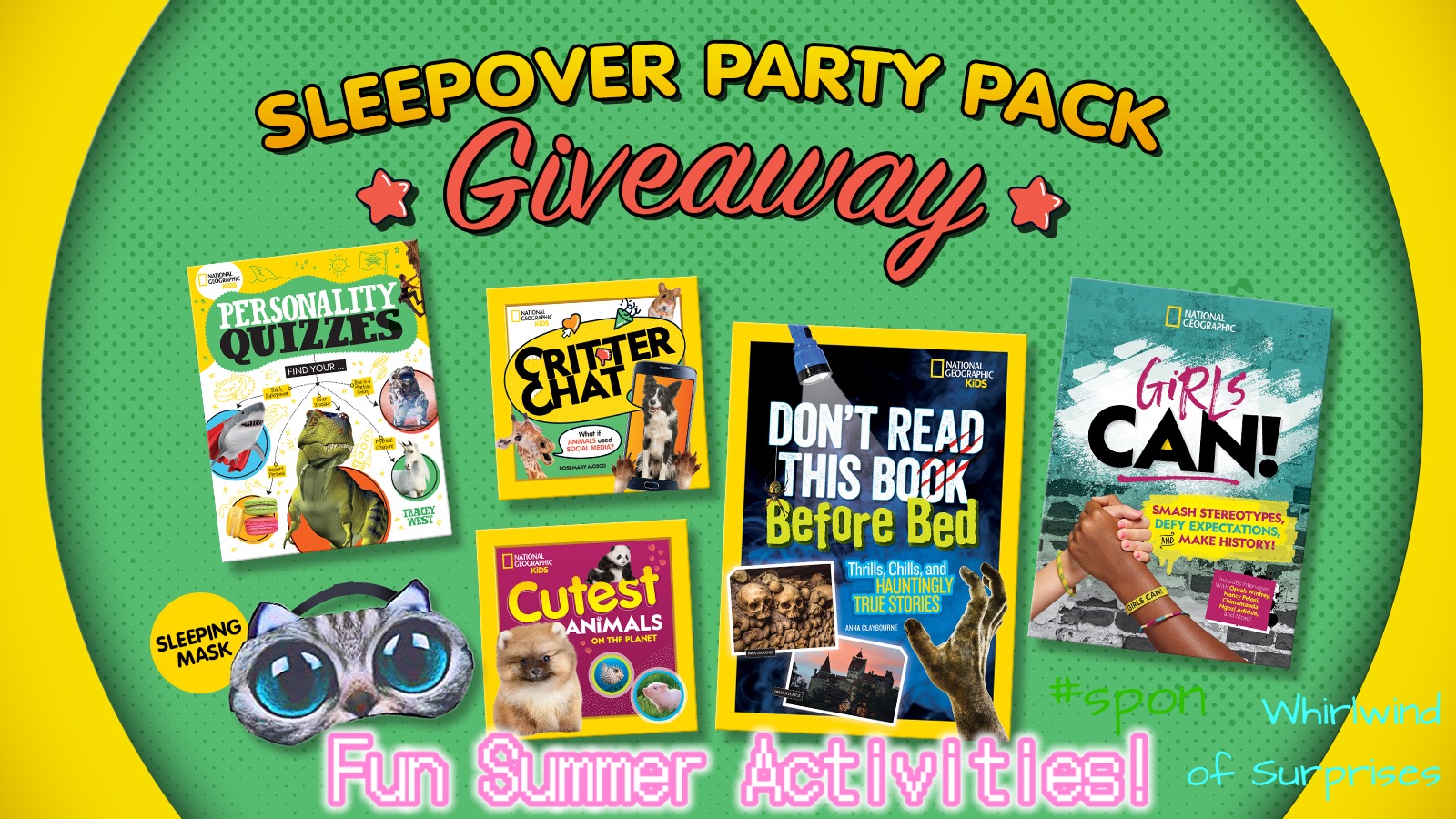 National Geographic Kids Sleepover Survival Kit Review and Givaway