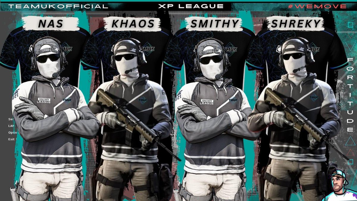 They want more 🩸

For the final season of MWII we are please announce our one and only team competing in @XP_Europe 

⚜️ | TMUK Fortitude 
🏆 | Division 3 

⚜️ | <a href="/NasMiah10/">Nas</a> 
⚜️ | <a href="/SmithyyEU/">Smithyy</a> 
⚜️ | <a href="/twistnether/">Skreky</a> 
⚜️ | <a href="/CallumKhaos/">Cal</a> 

#WeMove #MW2