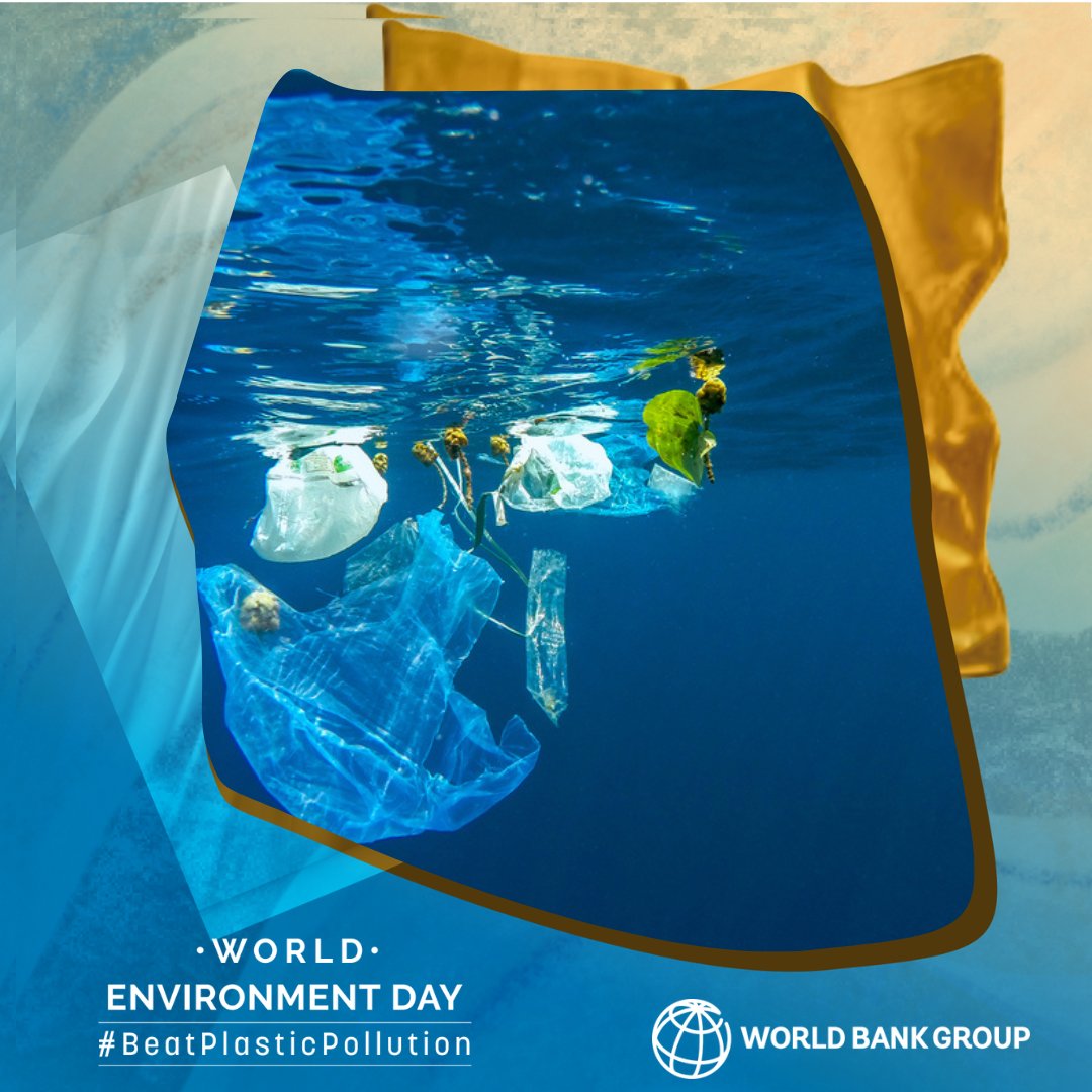 The @WorldBank supports countries in all regions in their efforts to #BeatPlasticPollution, at every stage of the plastic lifecycle, from stopping leakages to the environment to enabling a #CircularEconomy.

wrld.bg/hRuB50OI13m
#PROBLUE_Oceans