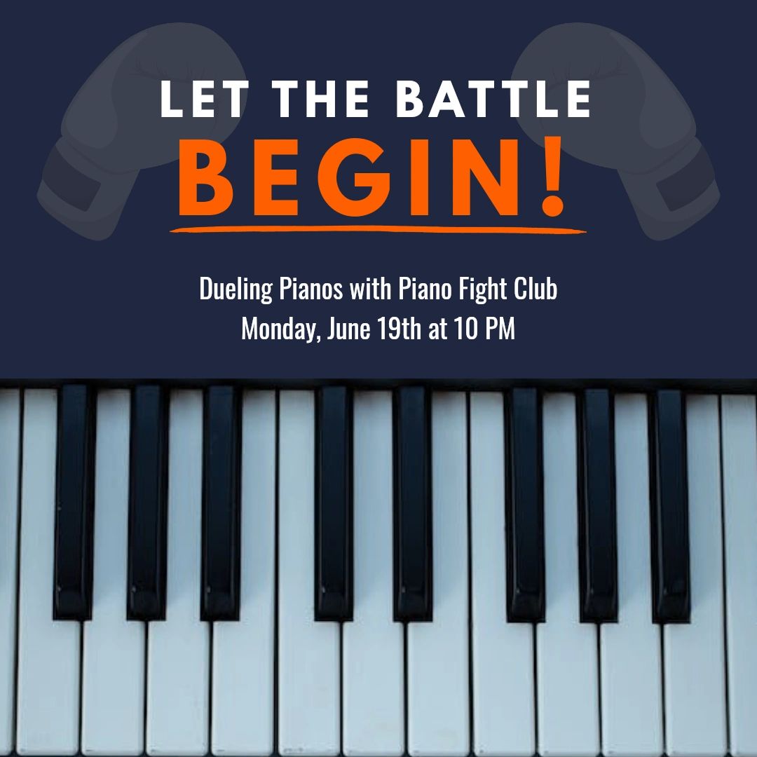 After a long Monday, you deserve to have some fun! Let's make tonight great by watching Piano Fight Club duke it out. We'll see you tonight! #DuelingPianos #NJNightlife #OceanDrive