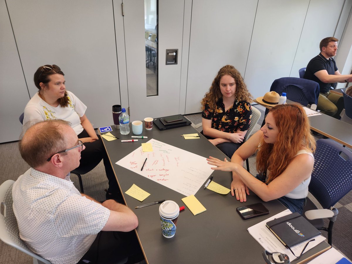 audreypatocs's tweet image. #HowMightWe? We had a great session with @MIRAMcMaster and  @unibirmingham colleagues, brainstorming solutions and ways to apply research to challenges in designing, implementing and evaluating age-friendly spaces.
@RebeccaGanann 
@mackinprof @Allisonmward 
@AfroditiStathi