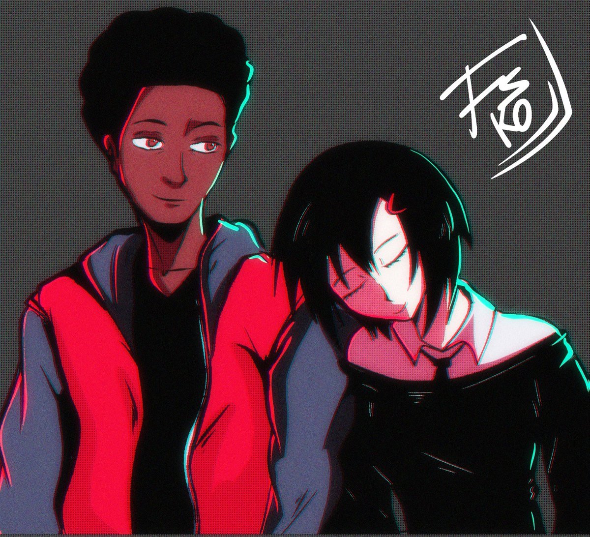 Sleepy
#SpiderVerse #Milesxpenny 
#spiderversefanart