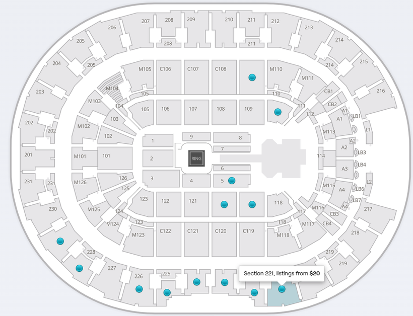 WrestleTix on Twitter "WWE Monday Night Raw Mon Jun 19 at 730pm