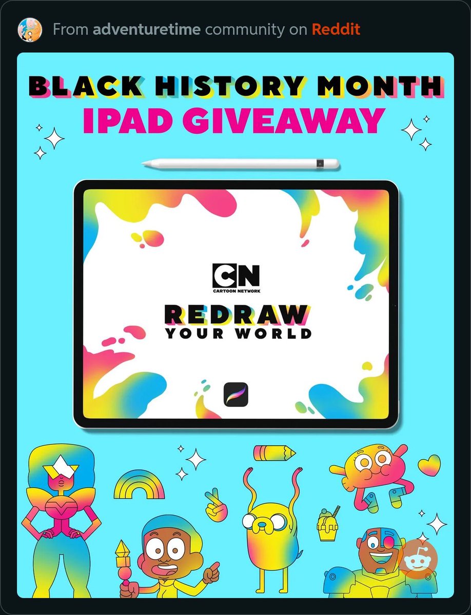@cartoonnetwork This was posted last year for BHM, Jake and Darwin are both here (bc they’re black coded) so why include their white(?) counterparts for this Juneteenth?