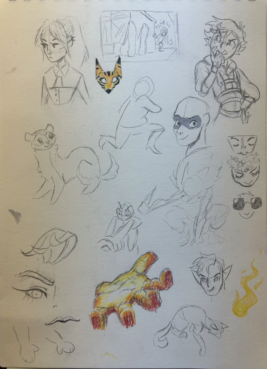 Some recent sketchbook pages ✌🏼✨