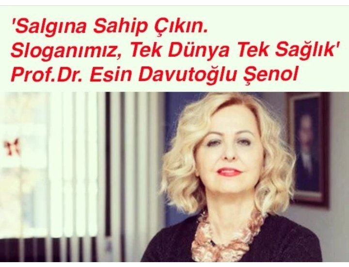 Slogana bak.. 
Tek Dünya Tek Sağlık mış mış..

#EsinŞenolTutuklansın