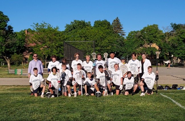 CalebMPugh's tweet image. Grateful to my teammates for encouraging me to play lacrosse. Loved it! #deeppole #grcs #multiplesportathlete