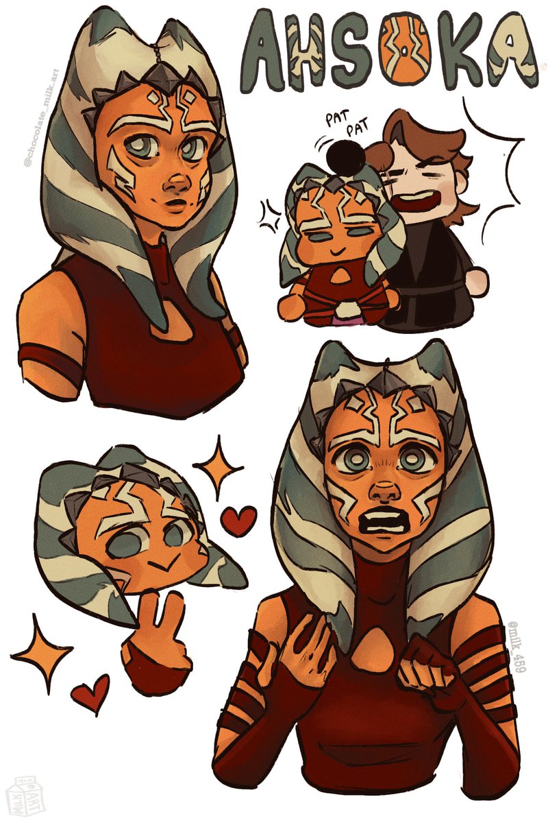 milk_459's tweet photo. Some Ahsoka fan art it took me months to finish 🥲✨👍🏾
#Ahsoka #Ahsokafanart #Starwars #Theclonewars #Starwarsfanart https://t.co/mUO6X9mtvN