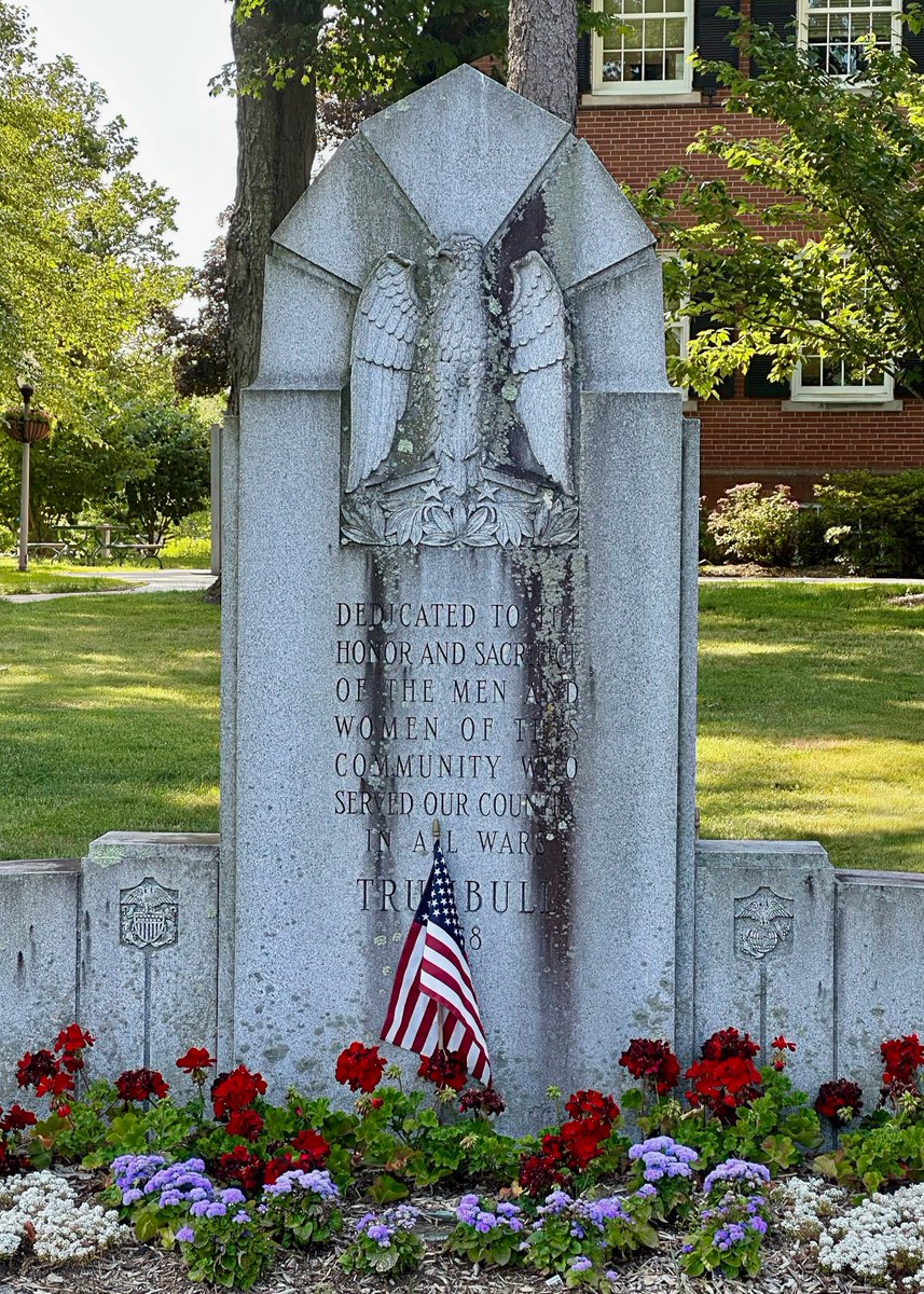 Veterans Memorial at Town Hall in #TrumbullCT #SeenOnMyWalk #VeteransMemorial