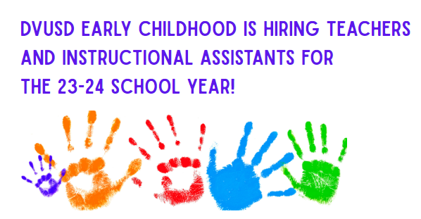 Apply online at careers.dvusd.org 
#Headstart #TeachersOfTwitter <a href="/DVUSD/">Deer Valley Unified School District</a> #earlychildhood #Employment #Arizona 
dvusd.org/earlychildhood