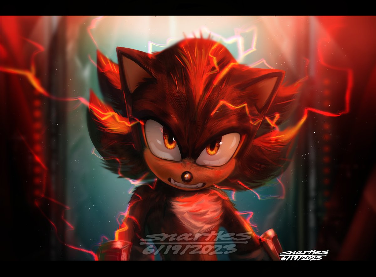 Lucía Ship Art!🇦🇷 on X: HC Sonadow: Shadow likes Sonic's