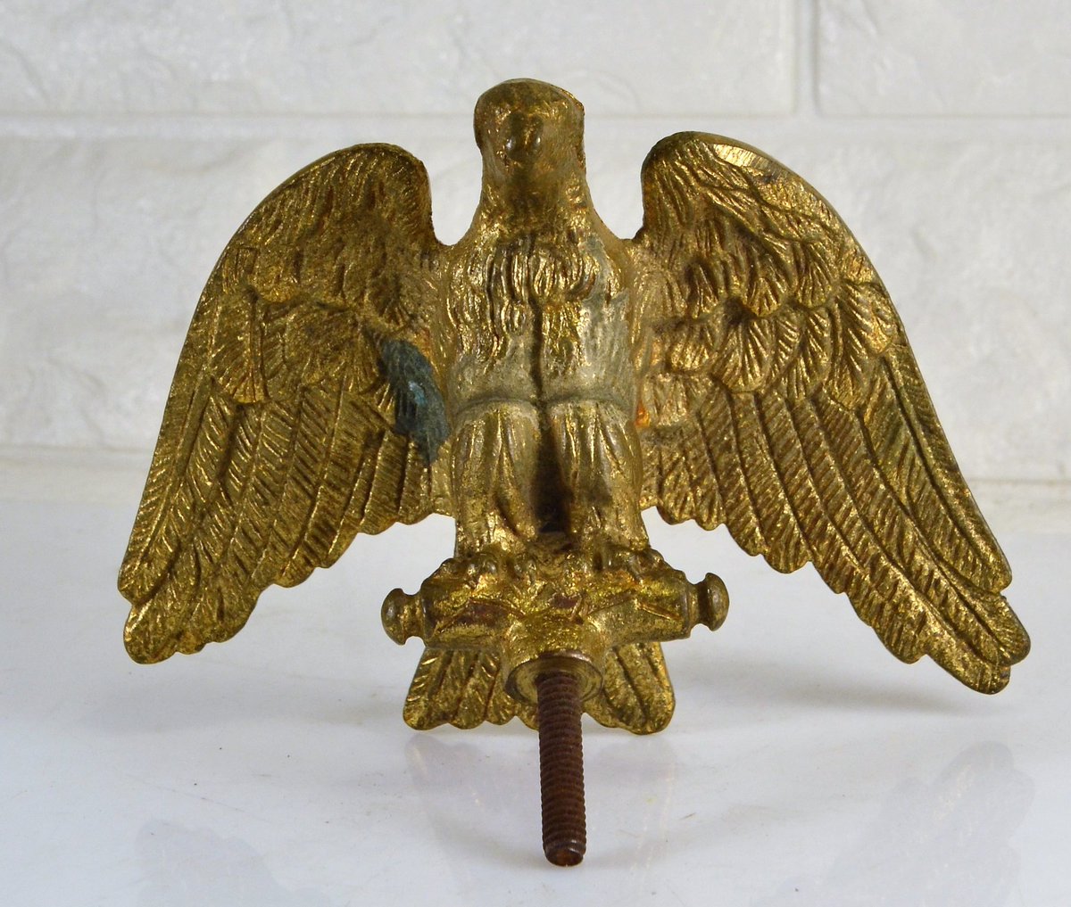 Chic_Mouse's tweet photo. Solid Bronze or Brass American Eagle Flag Pole Finial Topper #Antique #4thOfJuly #IndependenceDay #Architectural #Hardware #Patriotic #FlagFinial #FlagPoleTopper #AmericanFlag https://t.co/aDuJbUBHk7 https://t.co/mvZSEIfS2t