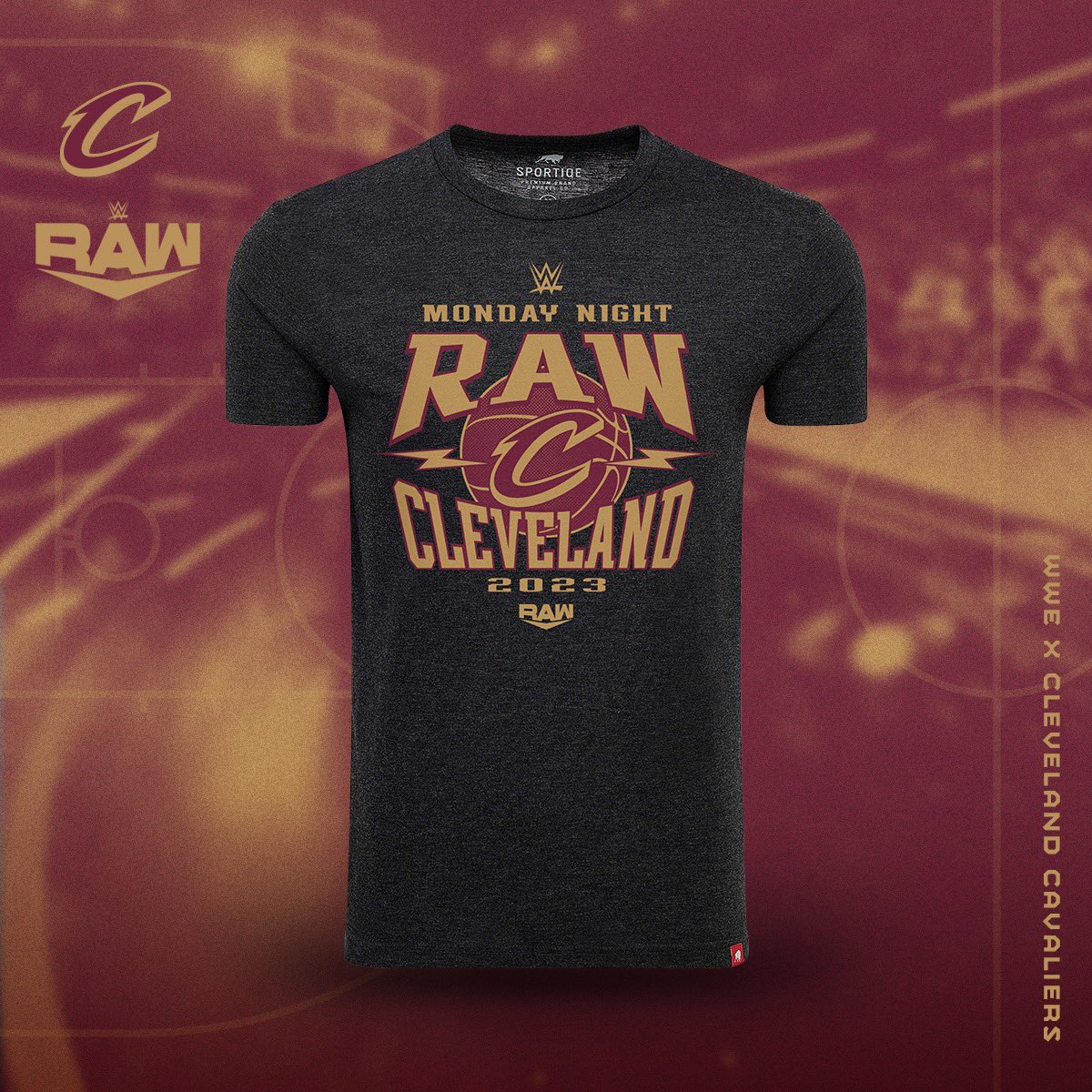 Monday Night RAW x Cleveland Cavaliers T-Shirt is now available at #WWEShop! #WWE

🛒: bit.ly/3XdgzdU