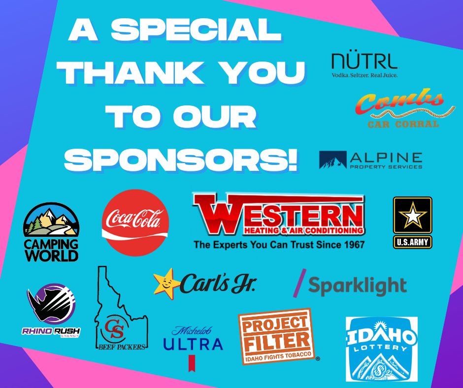Thank you again to all of our sponsors for making Boise Music Festival happen, once again!!!😊
We'll see you next year!!