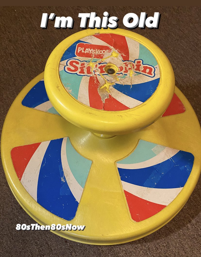 Nothing Says a Happy Childhood Like Spinning Around Till You Vomit. 

#Playskool #HappyTimes #Fun #Nostalgia #Nostalgic #IRemember