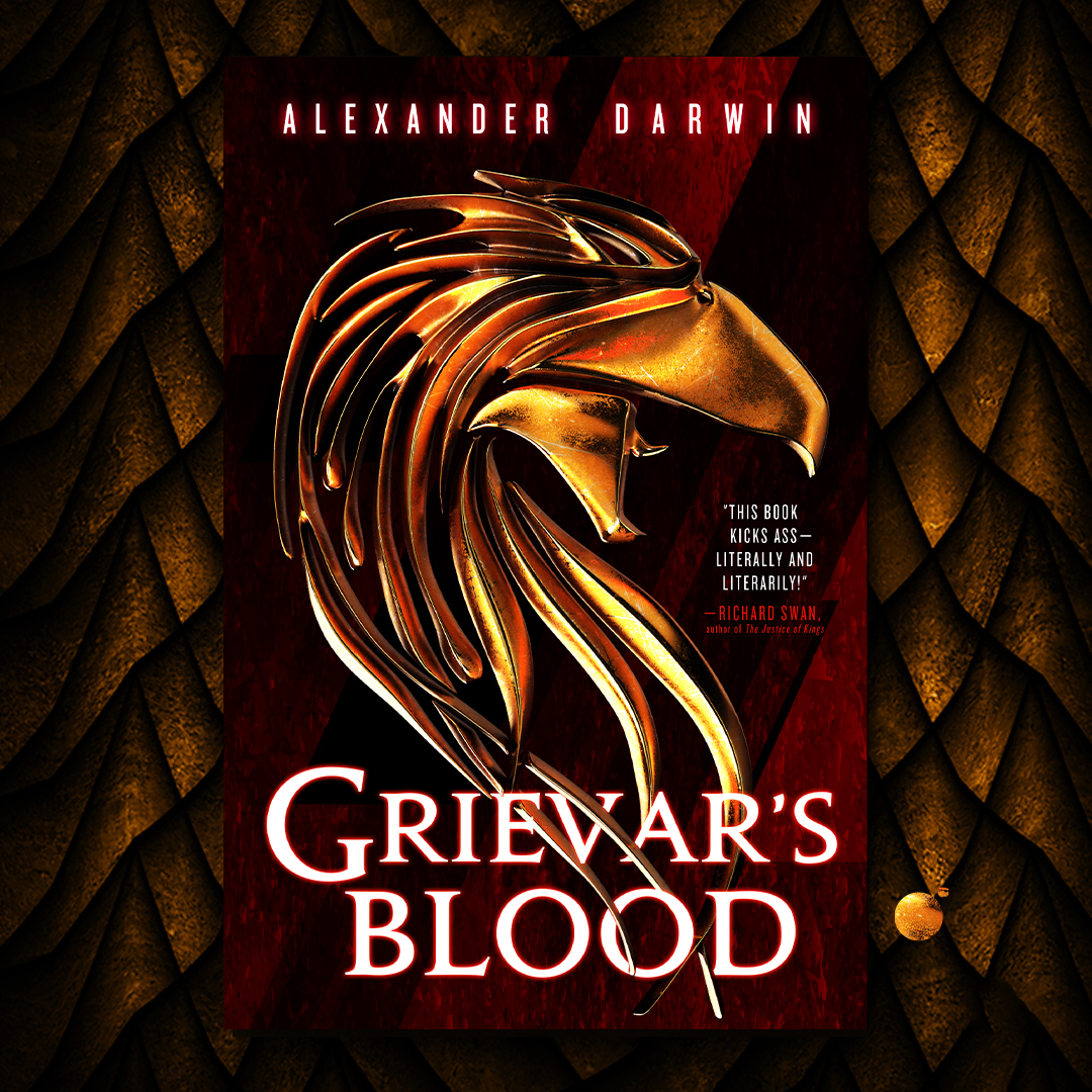 Didn't have much time last week to talk about how much I love the cover to Grievar's Blood. And how the book will be out this December! With book 2 readers will get to explore so much more of the world of the Combat Codes. New POVs, lands, adventures, and bigger stakes.