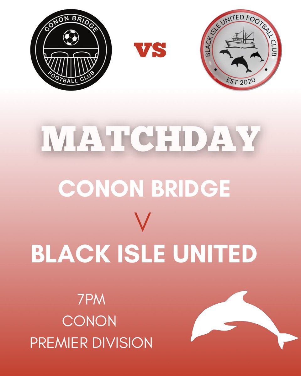 Away to Conon Bridge tonight.

🔴⚪️⚫️