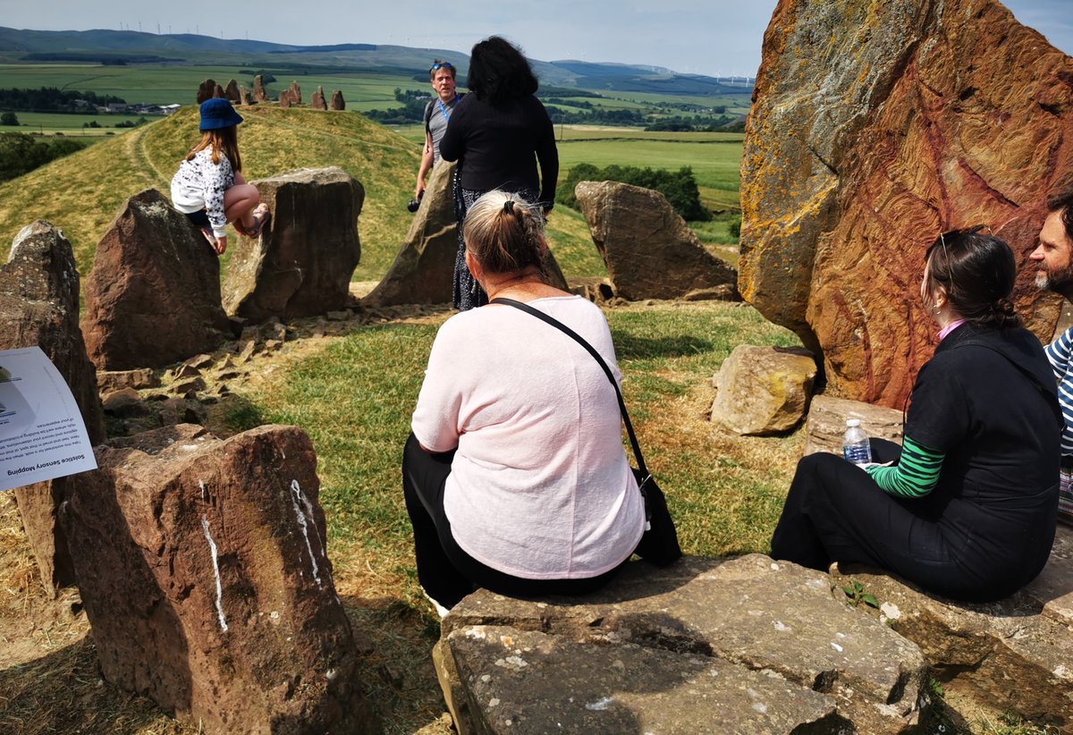 Kathleen's had an exciting start to the week, presenting site #tours and #storytelling sessions @CMVerse, part of their epic #SummerSolstice celebration programme! For all event listings, check out: crawickmultiverse.co.uk/our-events/wee… #scotlandstartshere #curiositystartshere