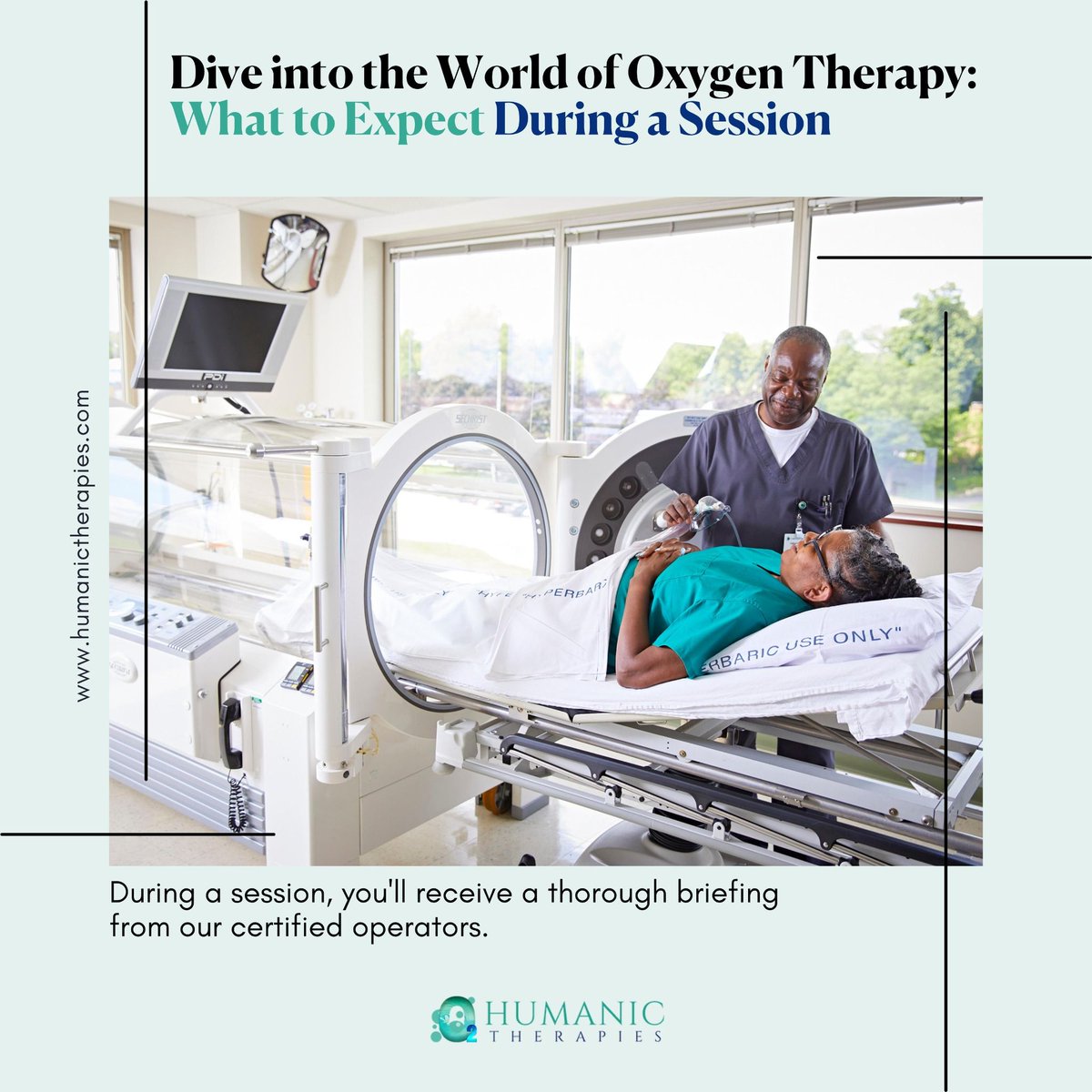 During a session, you'll receive a thorough briefing from our certified operators.

Once inside the chamber, you can simply lay back, relax, and make yourself comfortable. 
-----
🌐  humanictherapies.com
.
#OxygenTherapy #HyperbaricChamber #TherapeuticJourney